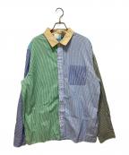 KITHキス）の古着「Striped Berkeley Button Down Shirt」｜マルチカラー