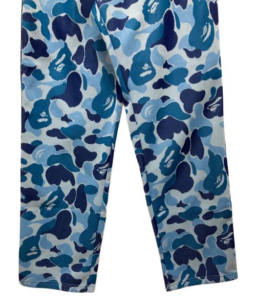 A BATHING APE（アベイシングエイプ）A BATHING APE (アベイシングエイプ) ABC CAMO JACQUARD TRACK PANTS ブルー サイズ:L 未使用品の古着・服飾アイテム
