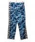 A BATHING APE (アベイシングエイプ) ABC CAMO JACQUARD TRACK PANTS ブルー サイズ:L 未使用品：12000円