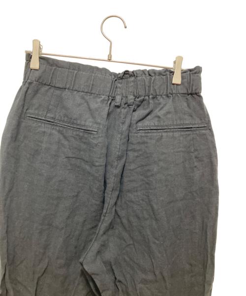 simple project（シンプルプロジェクト）simple project (シンプルプロジェクト) LINEN EASY PANTS ブラック サイズ:Lの古着・服飾アイテム