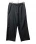INTERIM（インテリム）の古着「SILKY MELANGE SUITING DEADSTOCK WIDE DRESS EASY PANTS」｜グレー