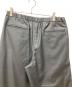 中古・古着 INTERIM (インテリム) SILKY MELANGE SUITING DEADSTOCK WIDE DRESS EASY PANTS グレー サイズ:5：17000円