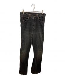 XWORE（ウォア）の古着「Waved Dirty Denim」｜ブラック