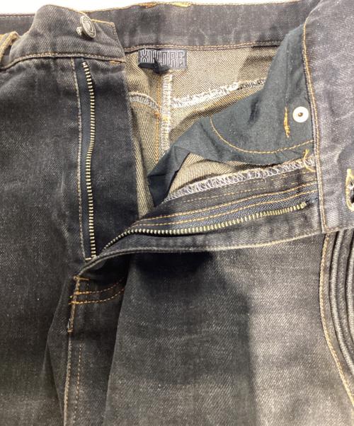 XWORE（ウォア）XWORE (ウォア) Waved Dirty Denim ブラック サイズ:W32の古着・服飾アイテム