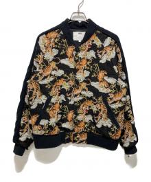 amok（アモク）の古着「TIGER PILE JACQUARD JACKETS」｜ブラック