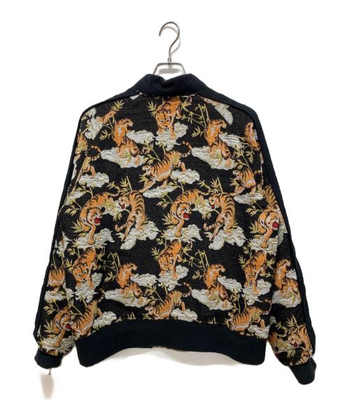 amok（アモク）amok (アモク) TIGER PILE JACQUARD JACKETS ブラック サイズ:Lの古着・服飾アイテム