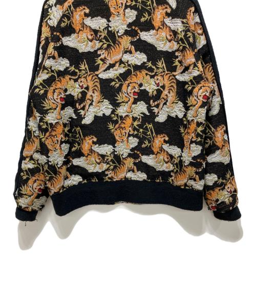 amok（アモク）amok (アモク) TIGER PILE JACQUARD JACKETS ブラック サイズ:Lの古着・服飾アイテム