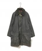 Barbourバブアー）の古着「オイルコート/BORDER」｜ブラック