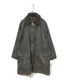 Barbour（バブアー）の古着「オイルコート/BORDER」｜ブラック