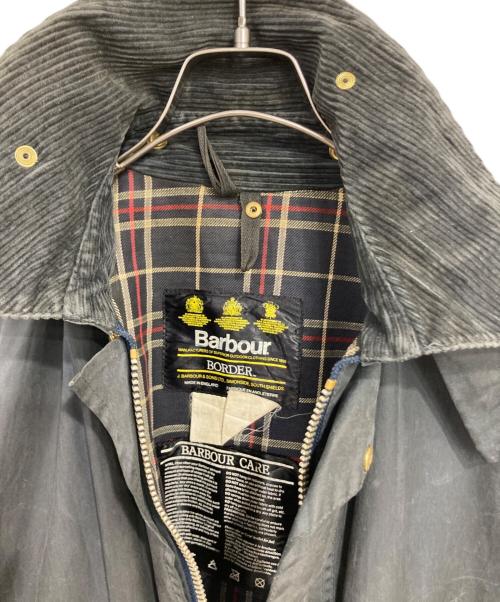 Barbour（バブアー）Barbour (バブアー) オイルコート/BORDER ブラック サイズ:F40/102CMの古着・服飾アイテム