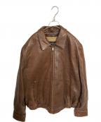 COUTURE BY J.PARKクチュール・バイ・ジェイ・パーク）の古着「レザージャケット」｜ブラウン