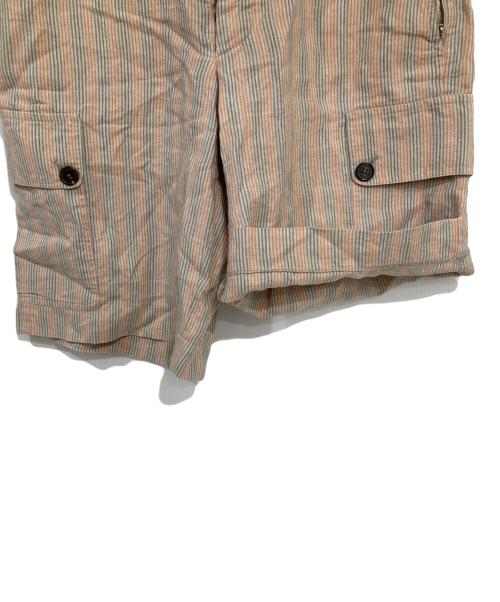 HERMES（エルメス）HERMES (エルメス) リネンカーゴショーツ グレー サイズ:40の古着・服飾アイテム