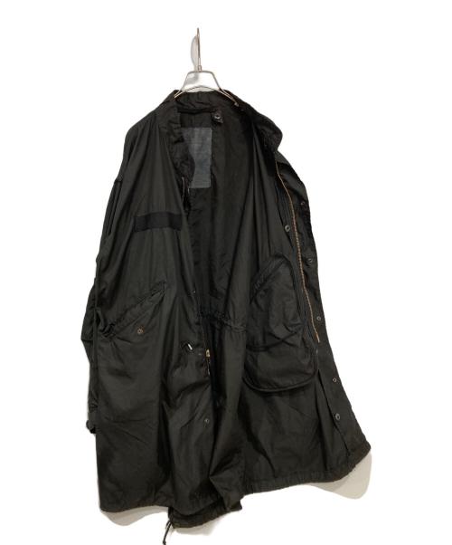 US ARMY（ユーエスアーミー）US ARMY (ユーエスアーミー) OVER DYE M-65 FISH TAIL PARKA ブラック サイズ:不明の古着・服飾アイテム