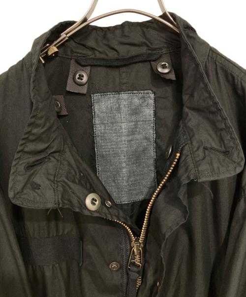 US ARMY（ユーエスアーミー）US ARMY (ユーエスアーミー) OVER DYE M-65 FISH TAIL PARKA ブラック サイズ:不明の古着・服飾アイテム
