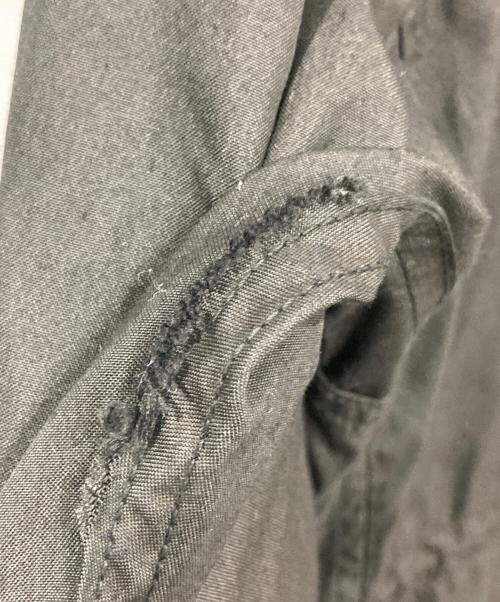 US ARMY（ユーエスアーミー）US ARMY (ユーエスアーミー) OVER DYE M-65 FISH TAIL PARKA ブラック サイズ:不明の古着・服飾アイテム