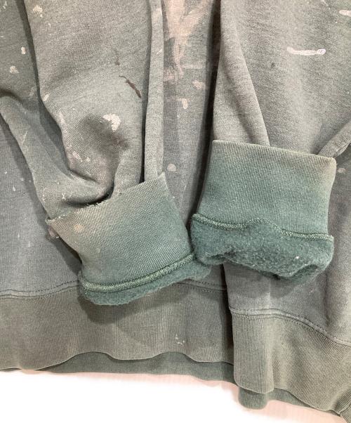 Coleman（コールマン）Coleman (コールマン) ペンキ加工スウェット オリーブ サイズ:XLの古着・服飾アイテム