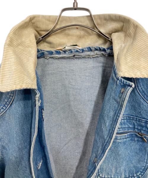 L.L.Bean（エルエルビーン）L.L.Bean (エルエルビーン) 襟コーデュロイ デニムハンティングジャケット インディゴ サイズ:不明の古着・服飾アイテム