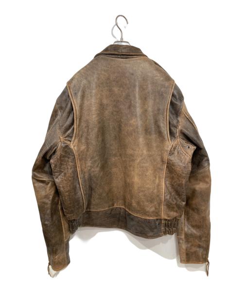 JAMIN LEATHER（ジャミンレザー）JAMIN LEATHER (ジャミンレザー) レザージャケット ブラウン サイズ:XLの古着・服飾アイテム
