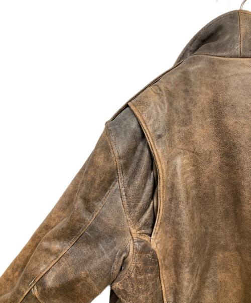 JAMIN LEATHER（ジャミンレザー）JAMIN LEATHER (ジャミンレザー) レザージャケット ブラウン サイズ:XLの古着・服飾アイテム