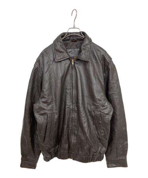ST JOHN'S BAY（セントジョンズベイ）ST JOHN'S BAY (セントジョンズベイ) レザースイングトップ ブラウン サイズ:Sの古着・服飾アイテム