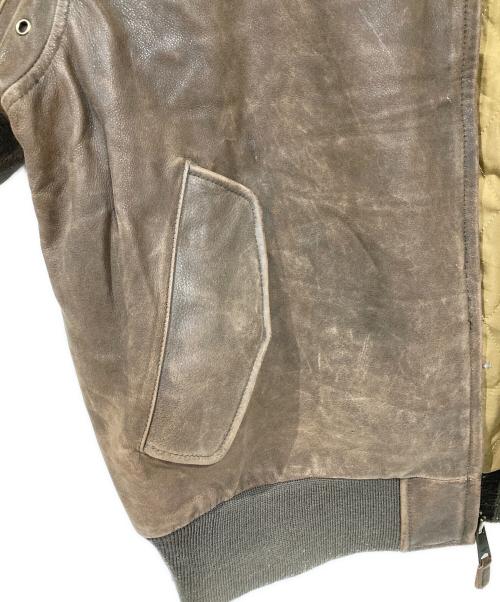 DOCKERS（ドッカーズ）DOCKERS (ドッカーズ) レザースイングトップ ブラウン サイズ:Ｌの古着・服飾アイテム