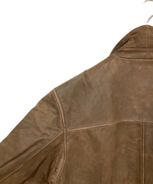 DOCKERS（ドッカーズ）DOCKERS (ドッカーズ) レザースイングトップ ブラウン サイズ:Ｌの古着・服飾アイテム