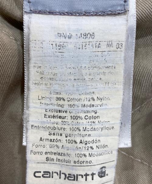 CarHartt（カーハート）CarHartt (カーハート) トラディショナルジャケット ベージュ サイズ:XLの古着・服飾アイテム