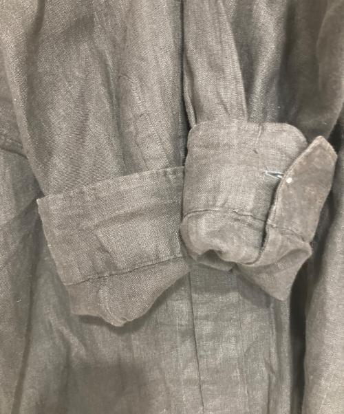 POLO RALPH LAUREN（ポロ・ラルフローレン）POLO RALPH LAUREN (ポロ・ラルフローレン) リネンシャツ ブラウン サイズ:XLの古着・服飾アイテム