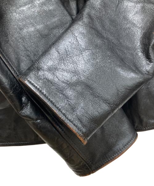 Geruga（ゲルガ）GERUGA (ゲルガ) SPORTS JKT HORSE-HIDE ブラック サイズ:不明の古着・服飾アイテム