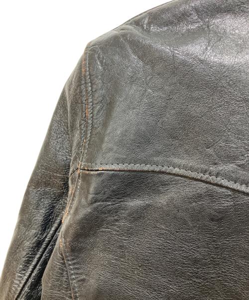 Geruga（ゲルガ）GERUGA (ゲルガ) SPORTS JKT HORSE-HIDE ブラック サイズ:不明の古着・服飾アイテム