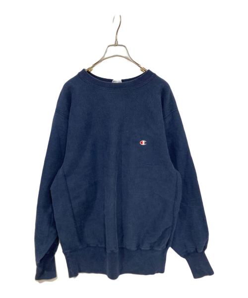 Champion REVERSE WEAVE（チャンピオン リバース ウィーブ）Champion REVERSE WEAVE (チャンピオン リバース ウィーブ) スウェット ネイビー サイズ:Ｌの古着・服飾アイテム