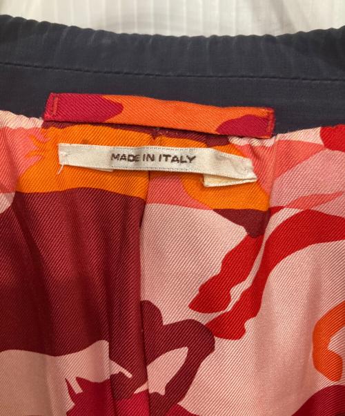 HERMES（エルメス）HERMES (エルメス) テーラードジャケット ネイビー サイズ:46の古着・服飾アイテム