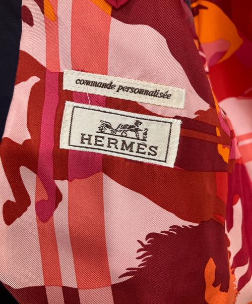 HERMES（エルメス）HERMES (エルメス) テーラードジャケット ネイビー サイズ:46の古着・服飾アイテム