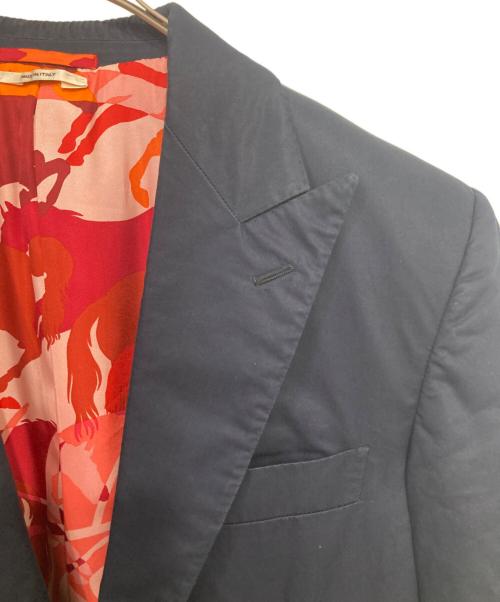 HERMES（エルメス）HERMES (エルメス) テーラードジャケット ネイビー サイズ:46の古着・服飾アイテム