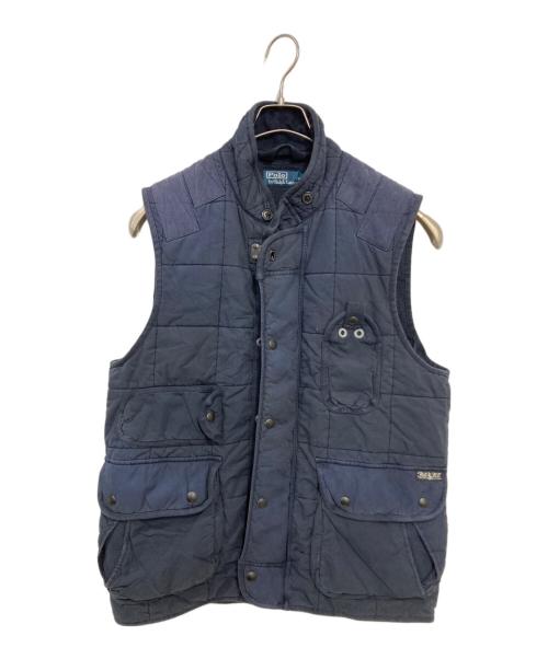 POLO RALPH LAUREN（ポロ・ラルフローレン）POLO RALPH LAUREN (ポロ・ラルフローレン) キルティングユーティリティーベスト ネイビー サイズ:Mの古着・服飾アイテム