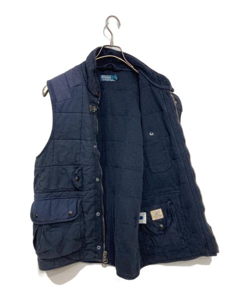 POLO RALPH LAUREN（ポロ・ラルフローレン）POLO RALPH LAUREN (ポロ・ラルフローレン) キルティングユーティリティーベスト ネイビー サイズ:Mの古着・服飾アイテム