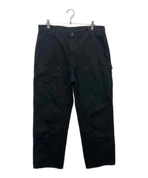 CarHartt（カーハート）CarHartt (カーハート) ダック地ダブルニーワークパンツ ブラック サイズ:91cm(W36)の古着・服飾アイテム