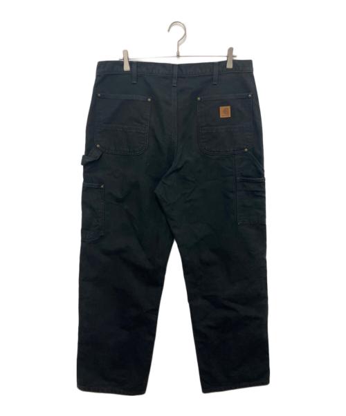 CarHartt（カーハート）CarHartt (カーハート) ダック地ダブルニーワークパンツ ブラック サイズ:91cm(W36)の古着・服飾アイテム