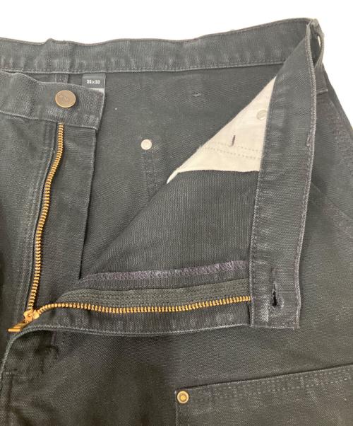 CarHartt（カーハート）CarHartt (カーハート) ダック地ダブルニーワークパンツ ブラック サイズ:91cm(W36)の古着・服飾アイテム