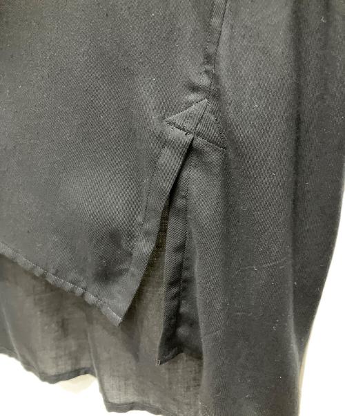 s'yte（サイト）s'yte (サイト) スカル刺繍オープンカラーシャツ ブラック サイズ:3の古着・服飾アイテム