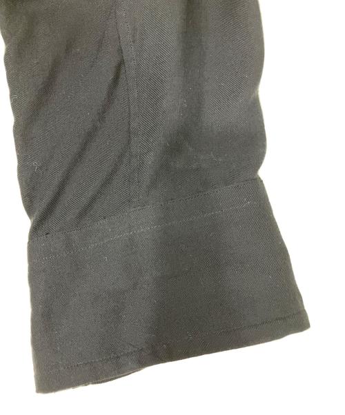 s'yte（サイト）s'yte (サイト) スカル刺繍オープンカラーシャツ ブラック サイズ:3の古着・服飾アイテム