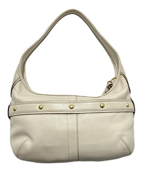 COACH（コーチ）COACH (コーチ) ハーフムーンワンショルダーバッグ オフホワイトの古着・服飾アイテム