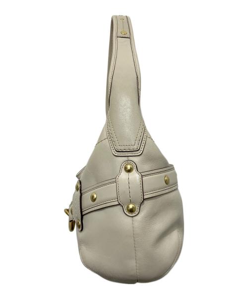COACH（コーチ）COACH (コーチ) ハーフムーンワンショルダーバッグ オフホワイトの古着・服飾アイテム