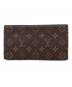 LOUIS VUITTON (ルイ ヴィトン) 札入れ ブラウン：7000円