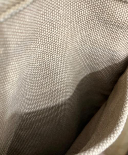 POLO RALPH LAUREN（ポロ・ラルフローレン）POLO RALPH LAUREN (ポロ・ラルフローレン) USED加工ステンシルキャンバストートバッグ ブラウンの古着・服飾アイテム