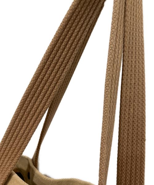 POLO RALPH LAUREN（ポロ・ラルフローレン）POLO RALPH LAUREN (ポロ・ラルフローレン) USED加工ステンシルキャンバストートバッグ ブラウンの古着・服飾アイテム
