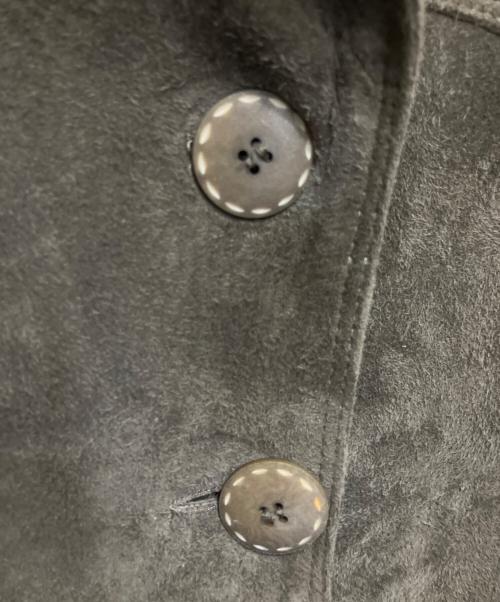 MaxMara（マックスマーラ）MaxMara (マックスマーラ) スウェードトレンチコート カーキ サイズ:40の古着・服飾アイテム