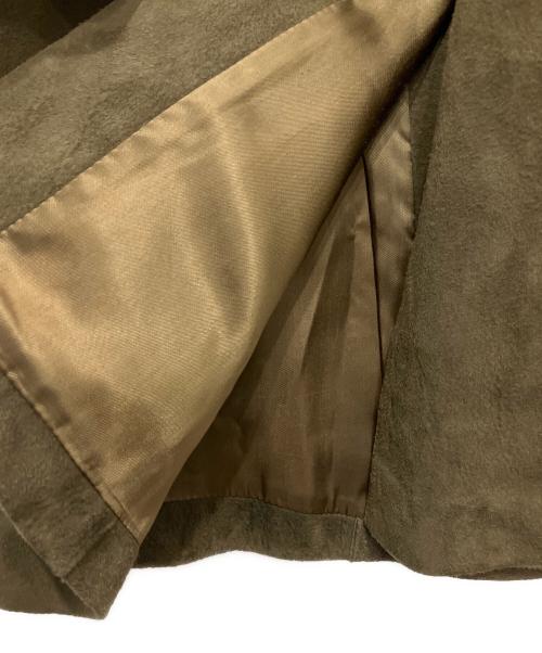 MaxMara（マックスマーラ）MaxMara (マックスマーラ) スウェードトレンチコート カーキ サイズ:40の古着・服飾アイテム