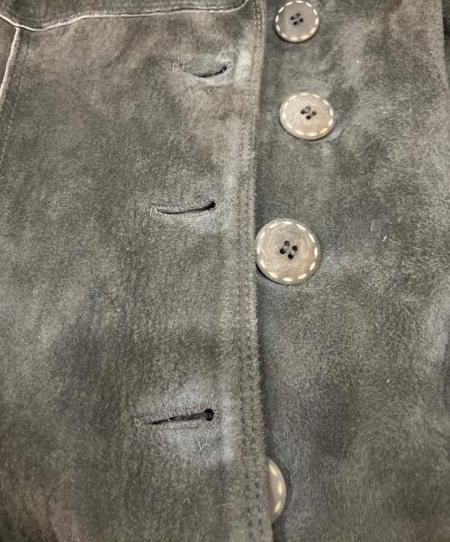MaxMara（マックスマーラ）MaxMara (マックスマーラ) スウェードトレンチコート カーキ サイズ:40の古着・服飾アイテム