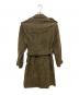 MaxMara (マックスマーラ) スウェードトレンチコート カーキ サイズ:40：10000円